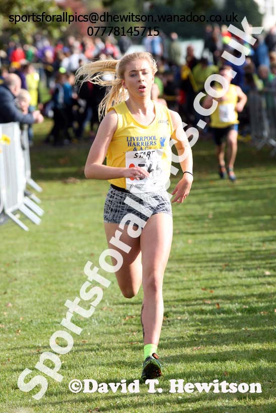 Womens under-17s Northern Cross Country Relays. Photo: David T. Hewitson/Sports for All Pics